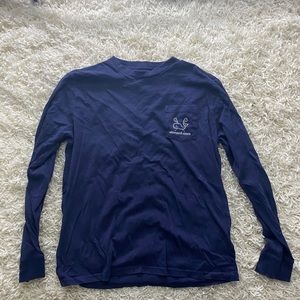 Navy blue vineyard vines long sleeve